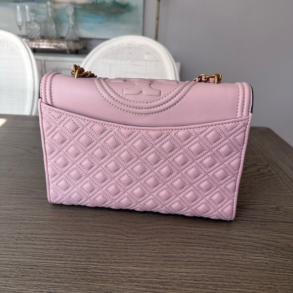 Tory Burch Shell Pink Leather Shoulder Bag - Picture 3 of 9